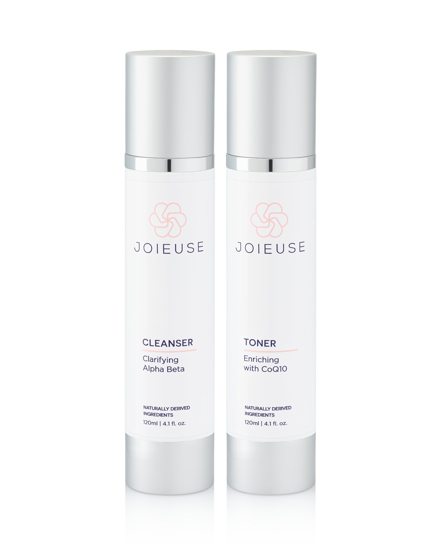 Joieuse Clarifying Alpha Beta Cleanser and Enriching Toner Combination for Oily Skin